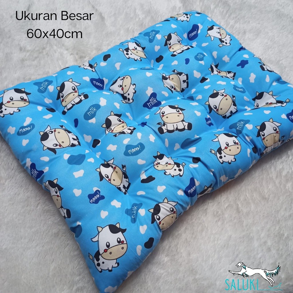 Kasur Anjing Kucing 60x40 cm Ukuran Besar Bantal Alas Kandang Petbed Large Pet Bed