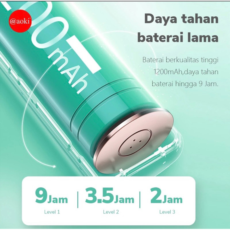 Kipas Tangan / Kipas Angin Mini AF-808Y/ AF-105C Aoki