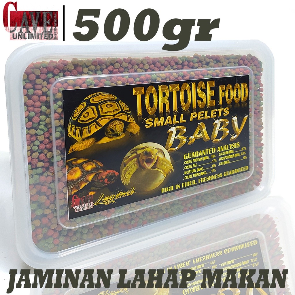 MAKANAN PAKAN BABY BAYI TORTOISE FOOD TORTO PELET KURA KURA DARAT SULCATA SULKATA PARDALIS ALDABRA