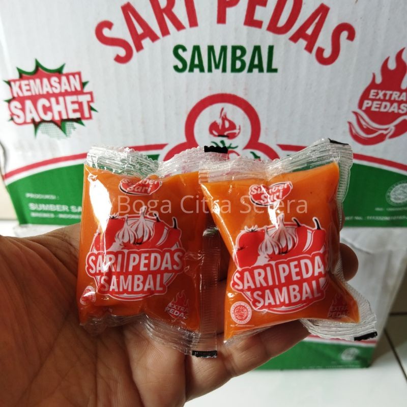 

Saus Sambal Sari Pedas Kemasan Sachet 35g (1 Pack Isi 50 Pcs)