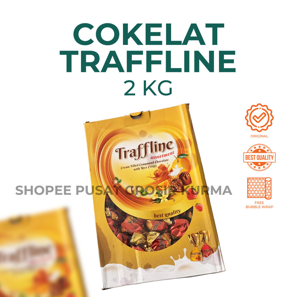 

COKLAT TRAFFLINE MIX 4 RASA ORIGINAL TURKI OLEH OLEH HAJI UMROH 1kg/2kg