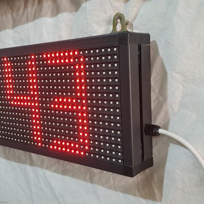 Terlaris Jam Dinding Digital Sekolah Pabrik Kantor Dll Running Text Besar. Type Jdsb P10 2P