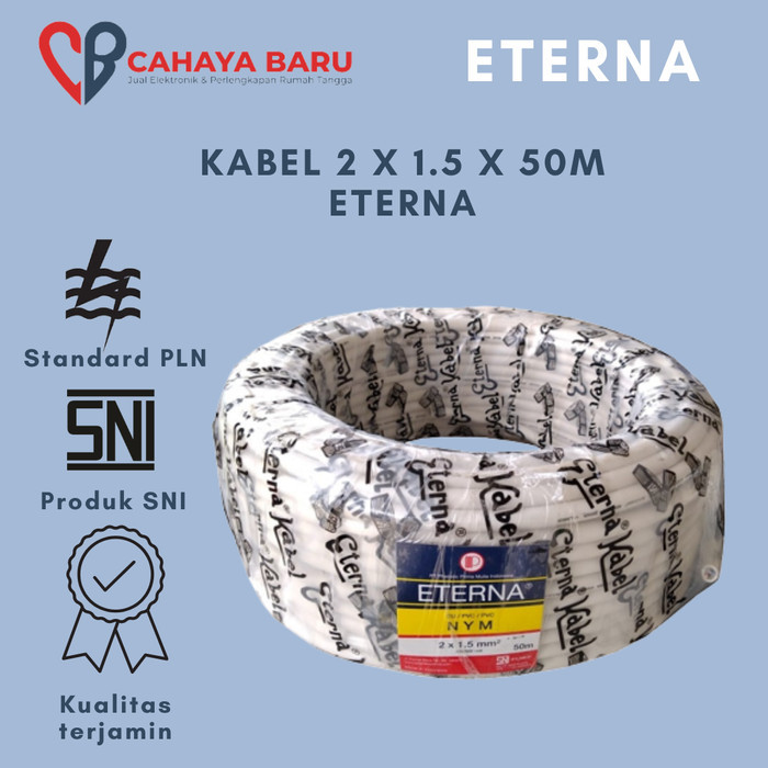 Kabel 2 X 1.5 X 50M Eterna