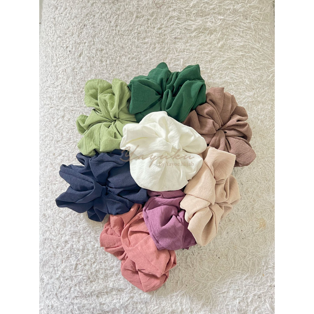 Scrunchie Ikat Rambut Random Yayuku by Yayoe Hijab
