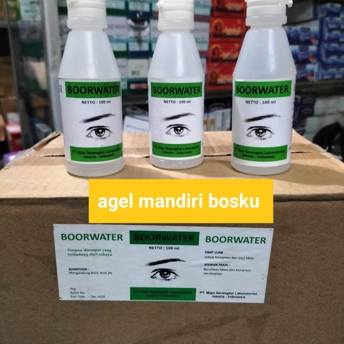 BOORWATER 100mil/PENCUCI MATA/BOOR WATER/PENCUCI MATA STERIL *