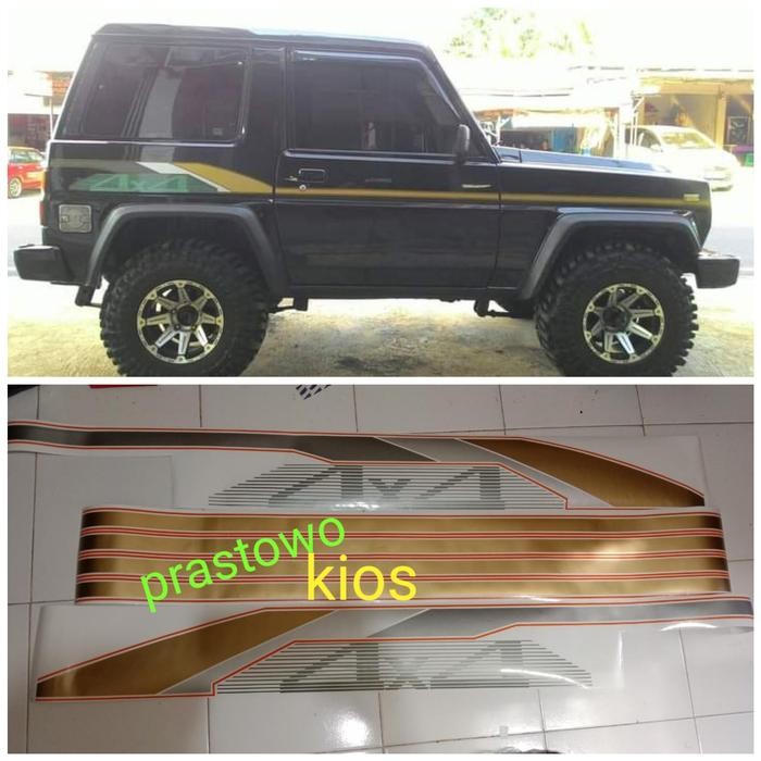 PREMIUM sticker stiker striping list body Daihatsu Taft GT 4x4