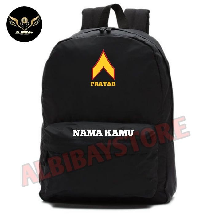 PREMIUM Tas Ransel Pria Logo PANGKAT TARUNA AKMIL gratis Nama