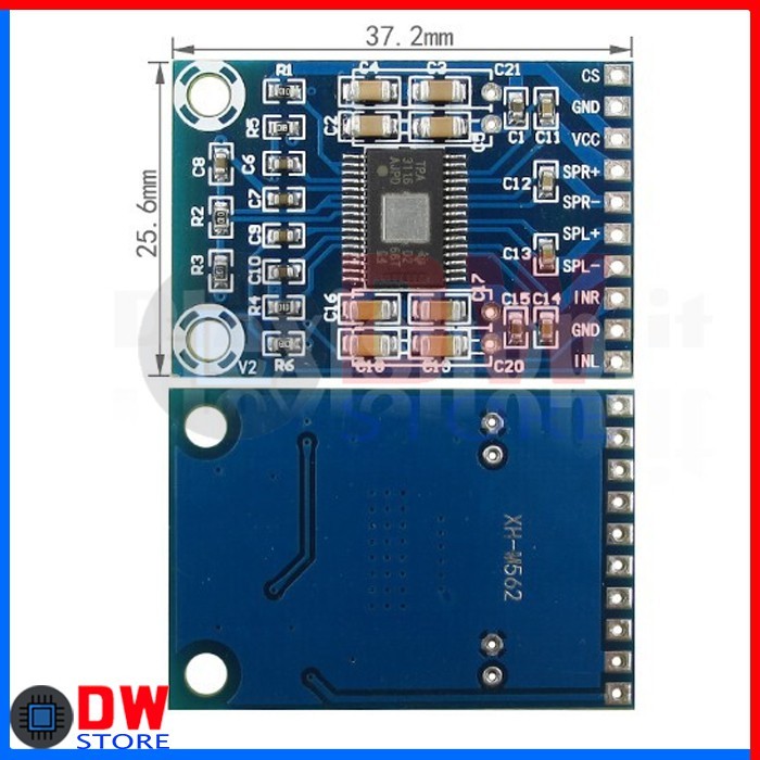 XH-M562 100W 2x50W Stereo Power Amplifier TPA3116D2 TPA3116 PCB Board