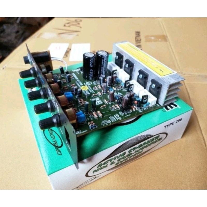 Kit Aktif Speaker Subwoofer Mic Karaoke / Kit Power Amplifier Speaker Aktif Stereo Subwoofer Mic