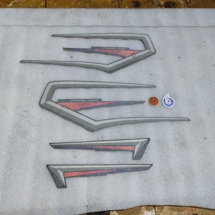 PREMIUM Stiker striping Yamaha Rx king master 135 hitam 2000 2001 original ori