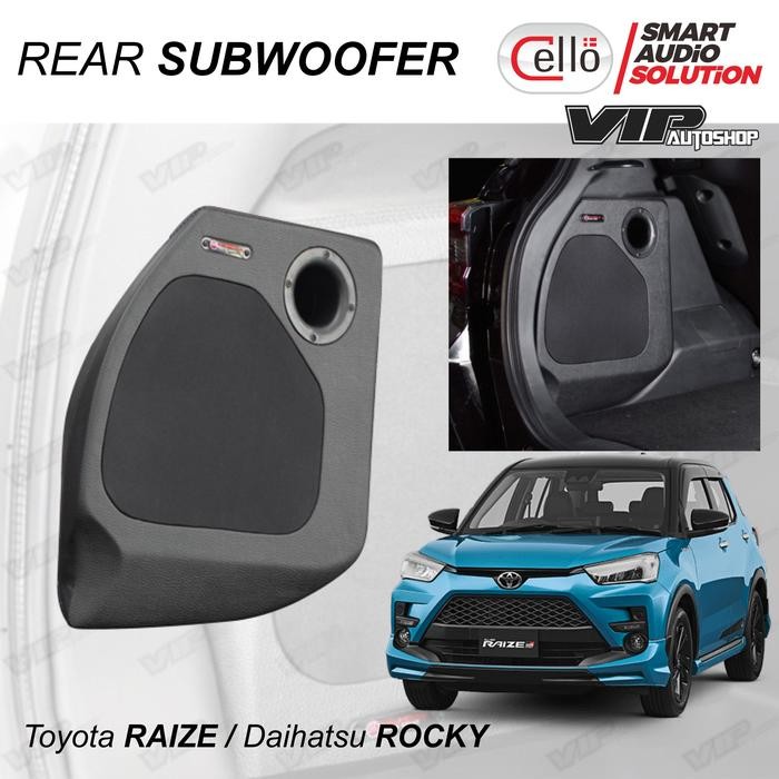 PREMIUM Toyota RAIZE daihatsu ROCKY CELLO subwoofer pojok sudut bagasi