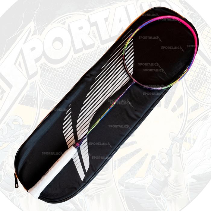 PREMIUM Raket Badminton Li-Ning / LiNing Windstorm 72 Purple/Pink