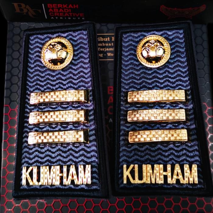 PREMIUM pangkat pdh KUMHAM kemenkumham terbaru gol 3c exclusive by BAC atribut