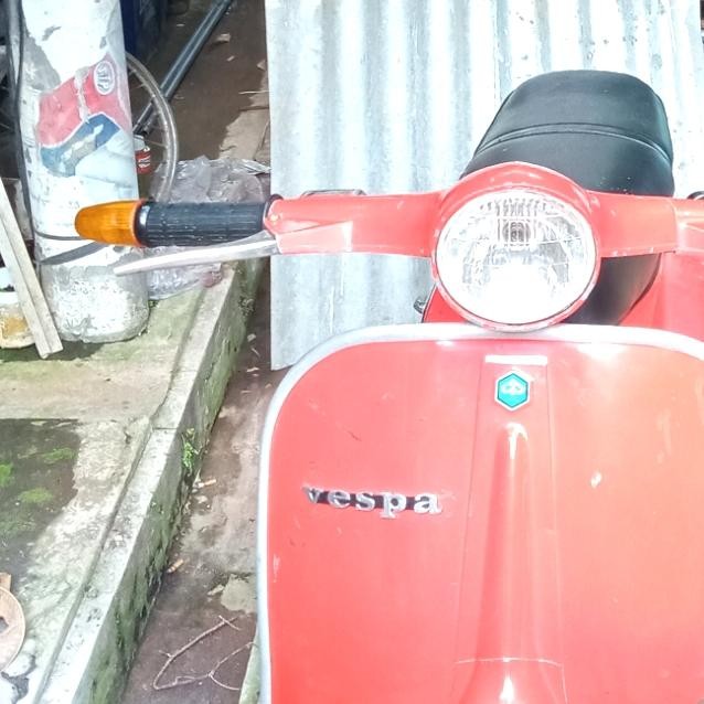 PREMIUM Lampu sein Reting Jalu Stang Vespa super sprint Bajaj