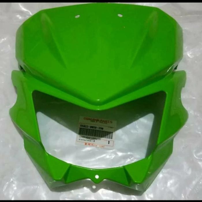PREMIUM Batok lampu KLX 150 S L Dtracker hijau original Kawasaki ori