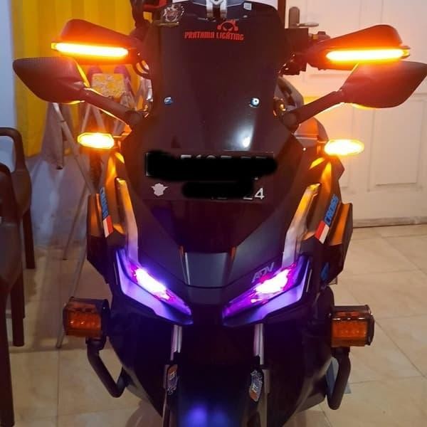 PREMIUM Handguard Hand Guard Lampu LED Plasma Honda ADV150 NMAX KLX CRF AEROX