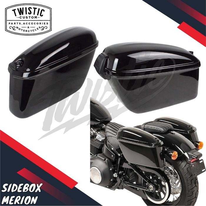PREMIUM Side Box Side Bag Tas Samping Pannier Merion Touring Edition Motor Universal Custom