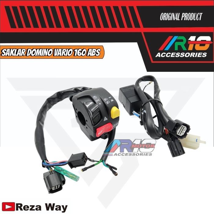 PREMIUM SAKLAR KIRI + HAZARD DOMINO VARIO 160 / VARIO 150