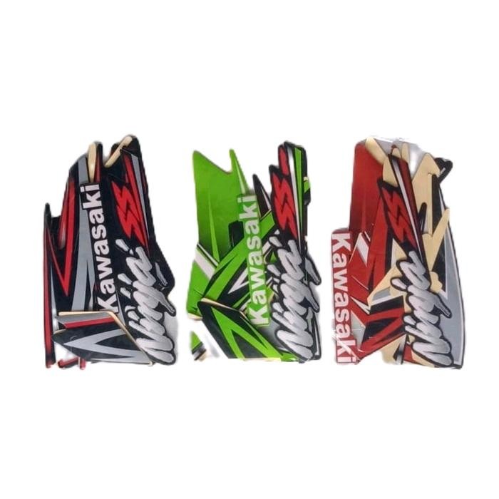 PREMIUM STRIPING STIKER LIST NINJA SS TAHUN 2010 STIKER NINJA SS 2010 Motorcycle