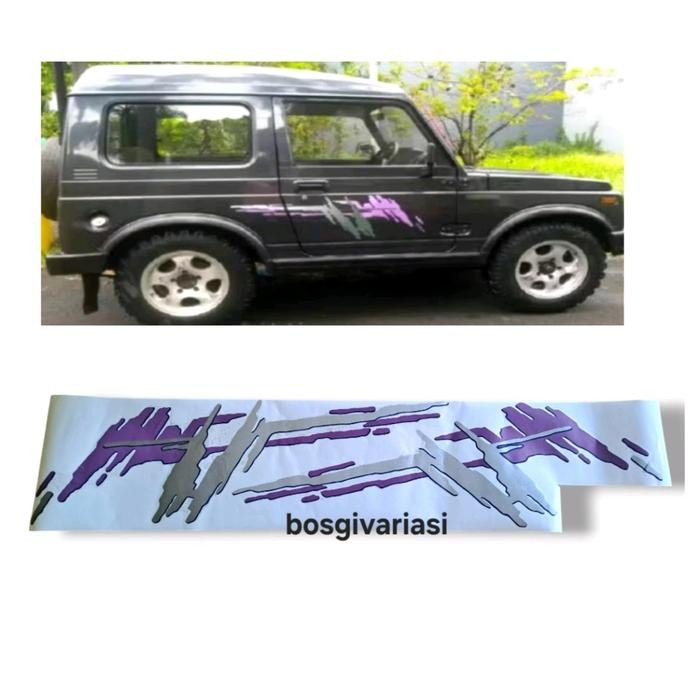 PREMIUM stiker striping suzuki katana jimny / sticker suzuki jimny gx pistol tahun 1997 / stiker