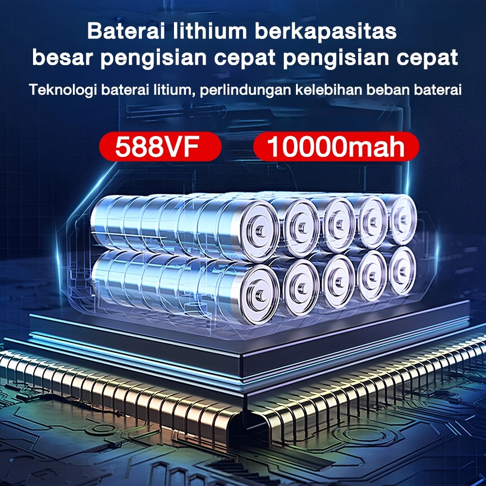 Moketa Chainsaw mini 6 Inch Chainsaw Chain Saw Cordless 2 baterai 12 Inch Chainsaw Cordless Chainsaw