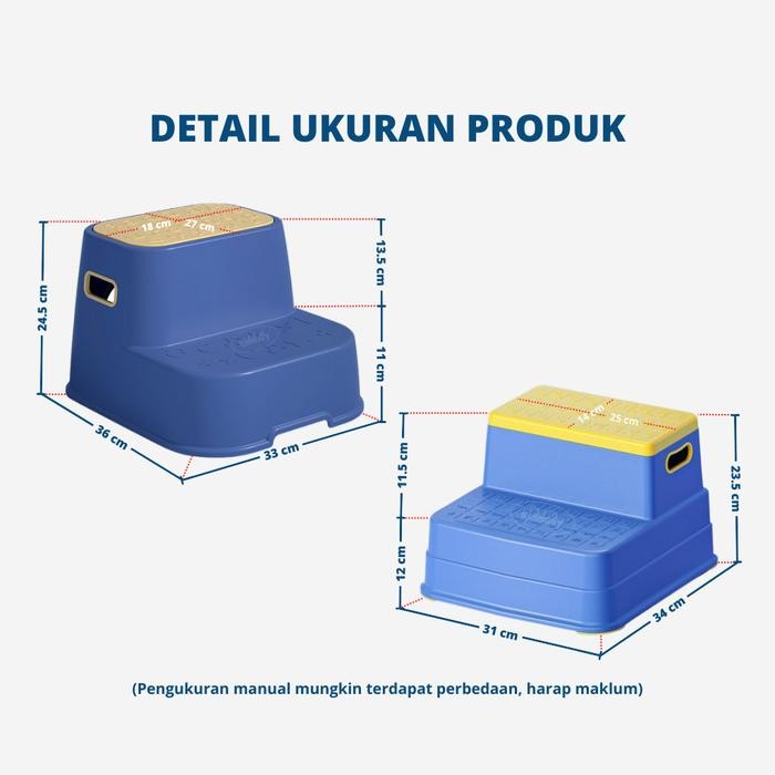 TANGGA BANGKU TOILET STEP STOOL FOOTSTOOL TANGGA ANAK CUCI TANGAN