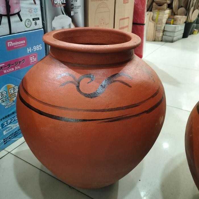 GENTONG TANAH LIAT BESAR / GENTONG BERAS / GENTONG AIR 15 LITER