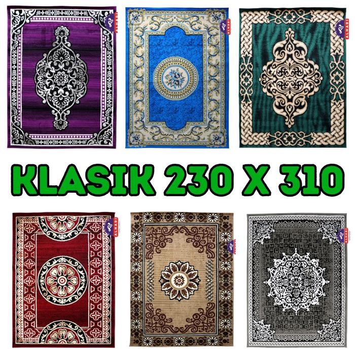 Alhadi Karpet Permadani 230 x 310cm Tebal 8mm Shabel Klasik