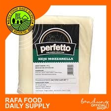 

Keju Mozzarella Perfetto 250gram Rasa Segar