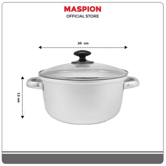 Sensasi Baru Maspion Dutch Oven Raiya 20 Cm Dh - Panci Alumunium Bmn211