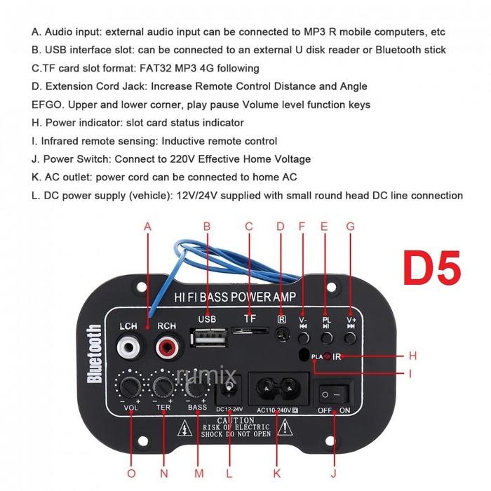 SALE AMPLIFIER BOARD AUDIO BLUETOOTH USB RADIO TF DIY SUBWOOFER D5 D10 D3 D60