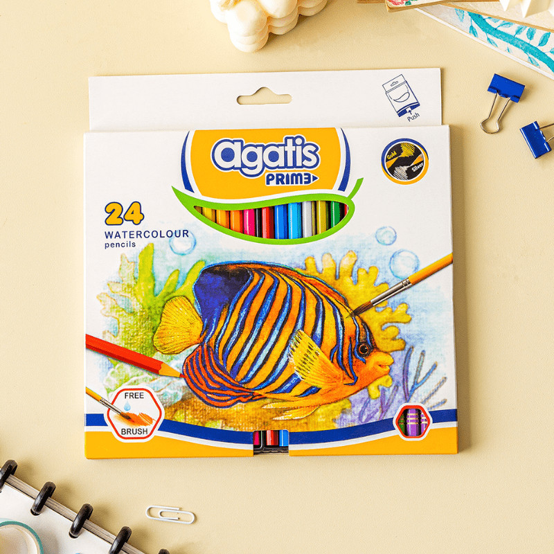 

Meriyah Storee - AGATIS Prime Pensil Warna Watercolor isi 24pcs
