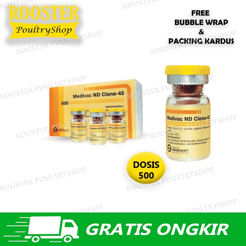 Vaksin Ayam ND CLONE KILL Untuk AYAM