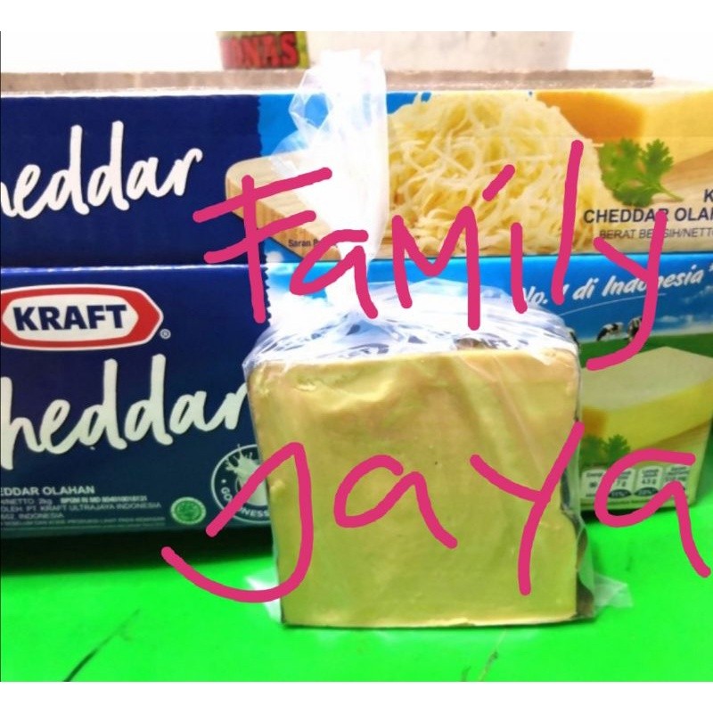 

Kraft cheddar keju - +200gr