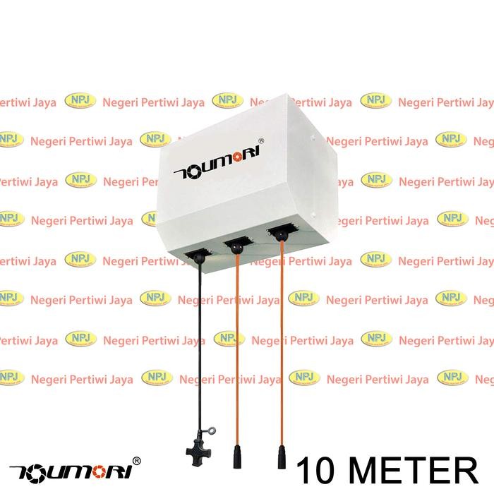 Stok Terbatas Toumori 10 Meter Energy Box 2 Air Hose + 1 Cord Reel - Selang Pu