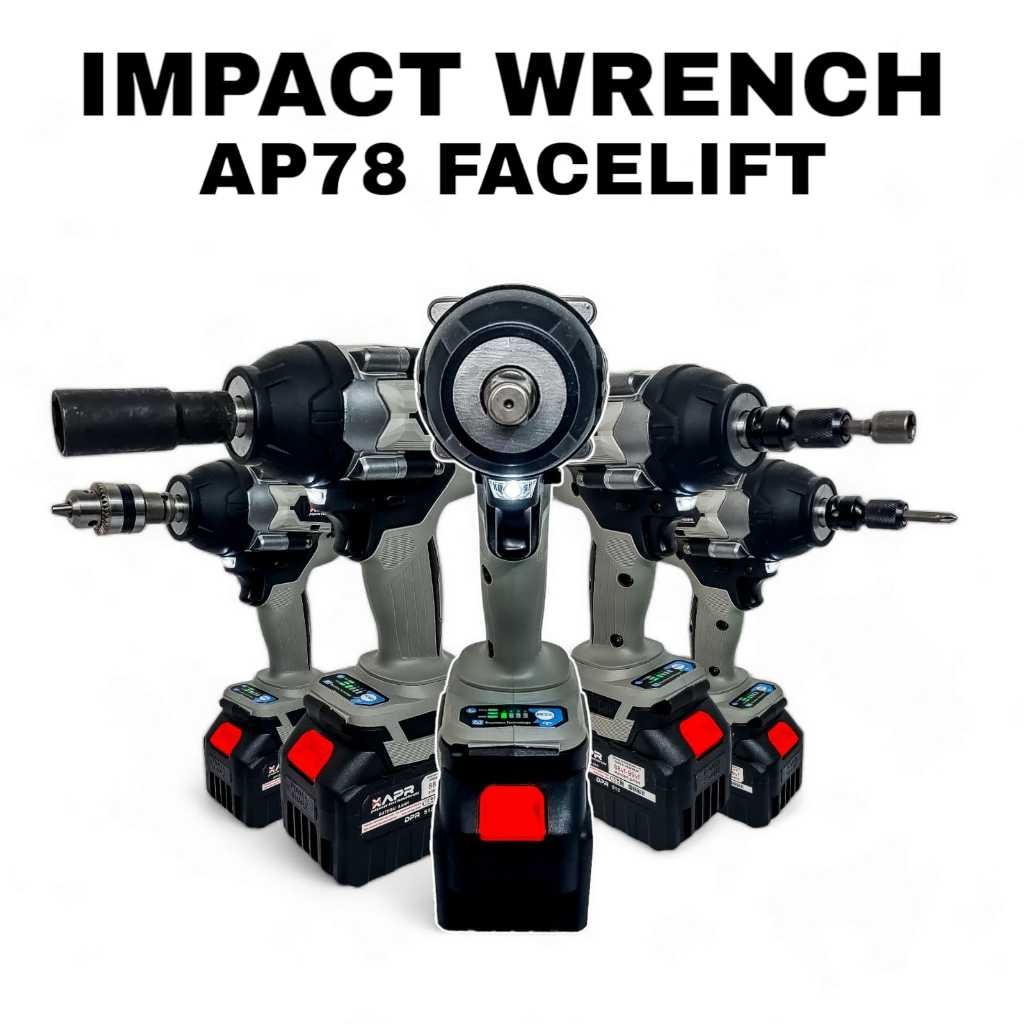 APR raja bor impact wrench ap84promax+ cvt edition 1000nm body keciltenagajumbo