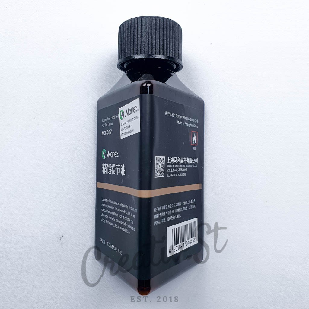 

MARIES Rectified Turpentine Oil Mo-3021 100 Ml