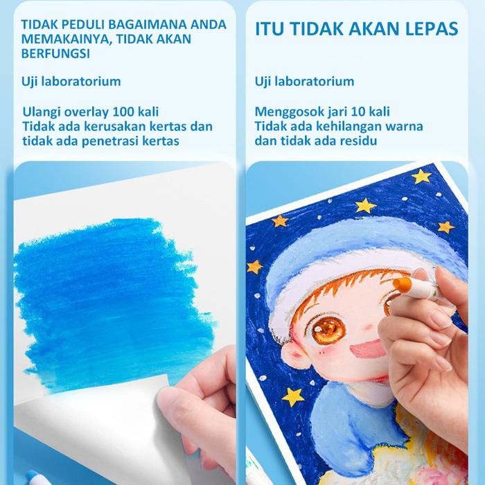 

Art - Crayon Washable Crayon Putar Untuk Anak-Anak 24/36/48 Warna Tidak Beracun Yang Dapat Dicuci