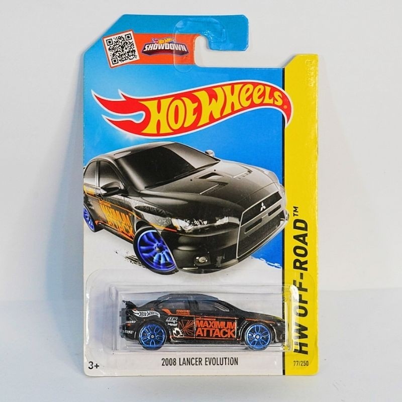hotwheels 1/64 diecast Mitsubishi Lancer Evo X free protector card