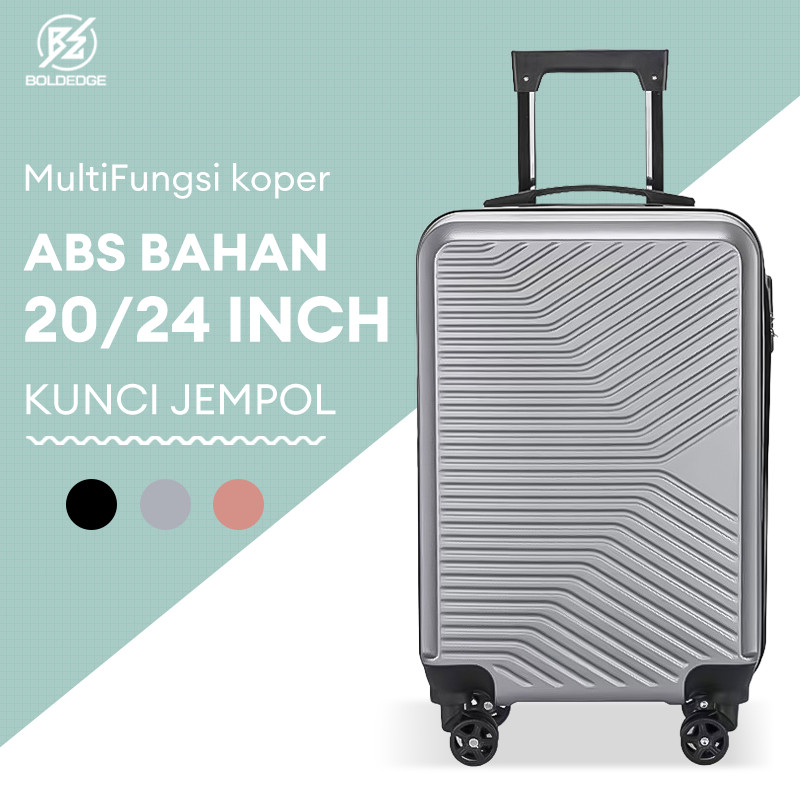 BoldEdge Koper 20/24 Inch Koper Kabin Koper Travel ABS Bahan Koper Hardcase Ringan