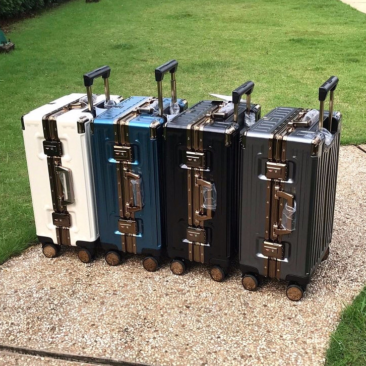 PARKSON Louis Koper 20 inch Kabin 24 inch Bagasi / Aluminium Frame Non Zipper Tahan Air Kunci TSA /