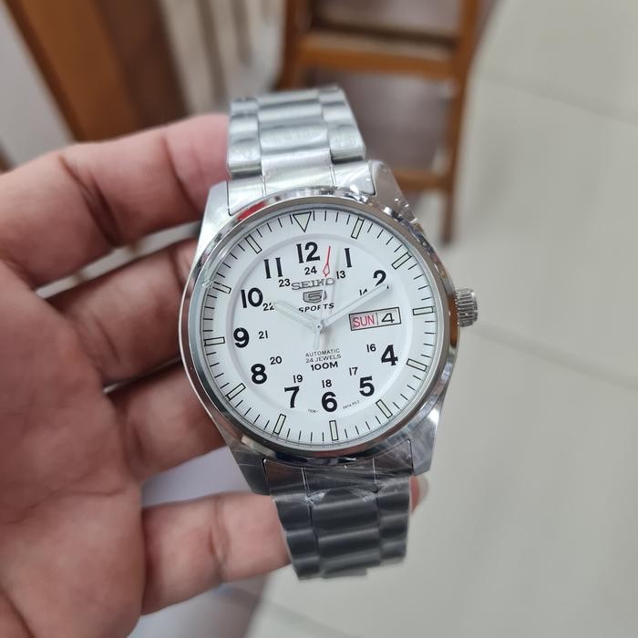 Jam Tangan Automatic Japan Seiko 5 Sports Military Nylon Stainless