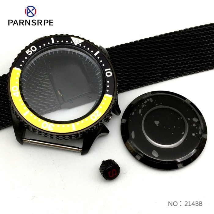 Seiko Mod Skx007 Nh35A Nh36 316L Black Pvd Case