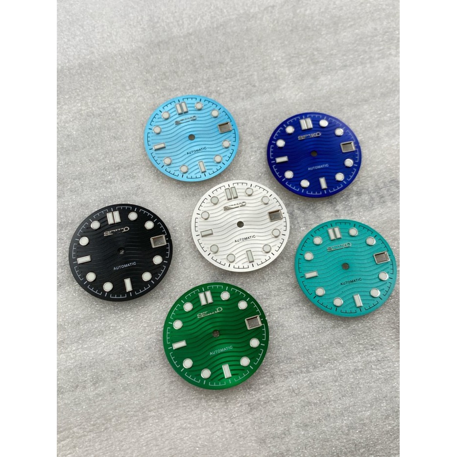 Seiko Mod Seamaster Dial Nh35 28.5Mm Lume Hijau