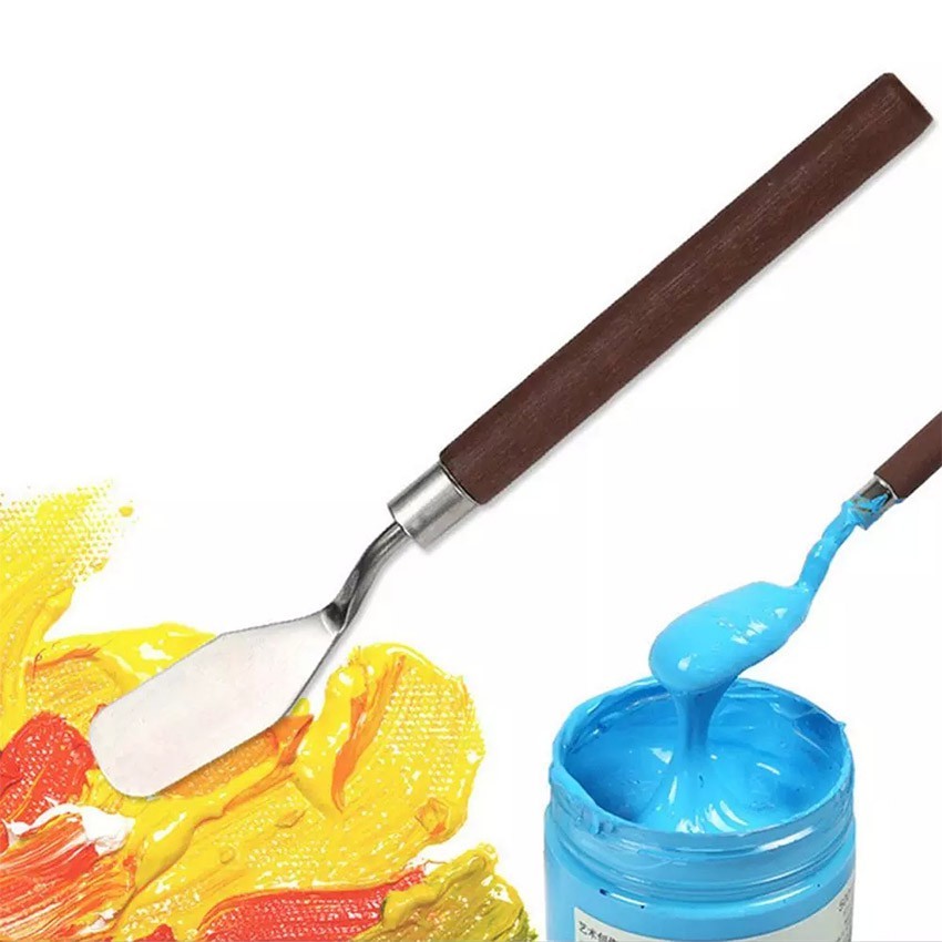 

5Pcs Pisau Palet / Painting Knife / Paint Knife / Spatula Dekorasi Kue Lukis Pallete knife
