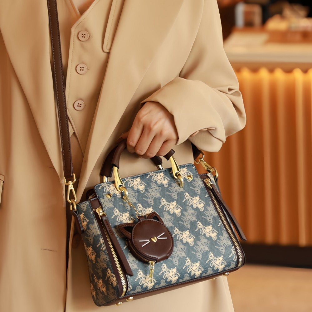 Luxury Brand Printed Handbags 2024 New Large Capacity Luxury Shoulder Bags Fashion Brand Designer Tr