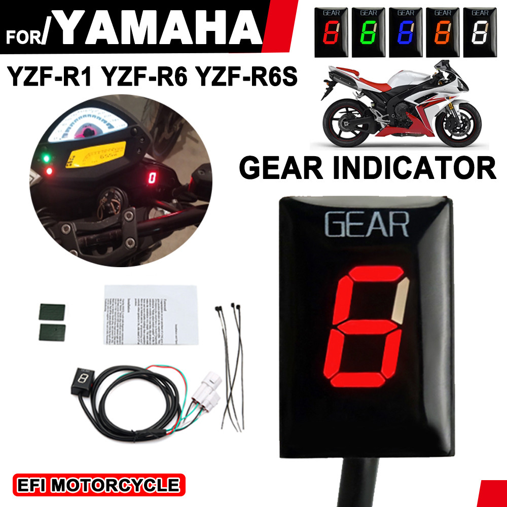 For Yamaha Yzf-R1 Yzf-R6 Yzf-R6S Yzf R1 R6 R6S Yzfr1 Yzfr6 Motorcycle 1-6 Speed Gear Indicator Meter