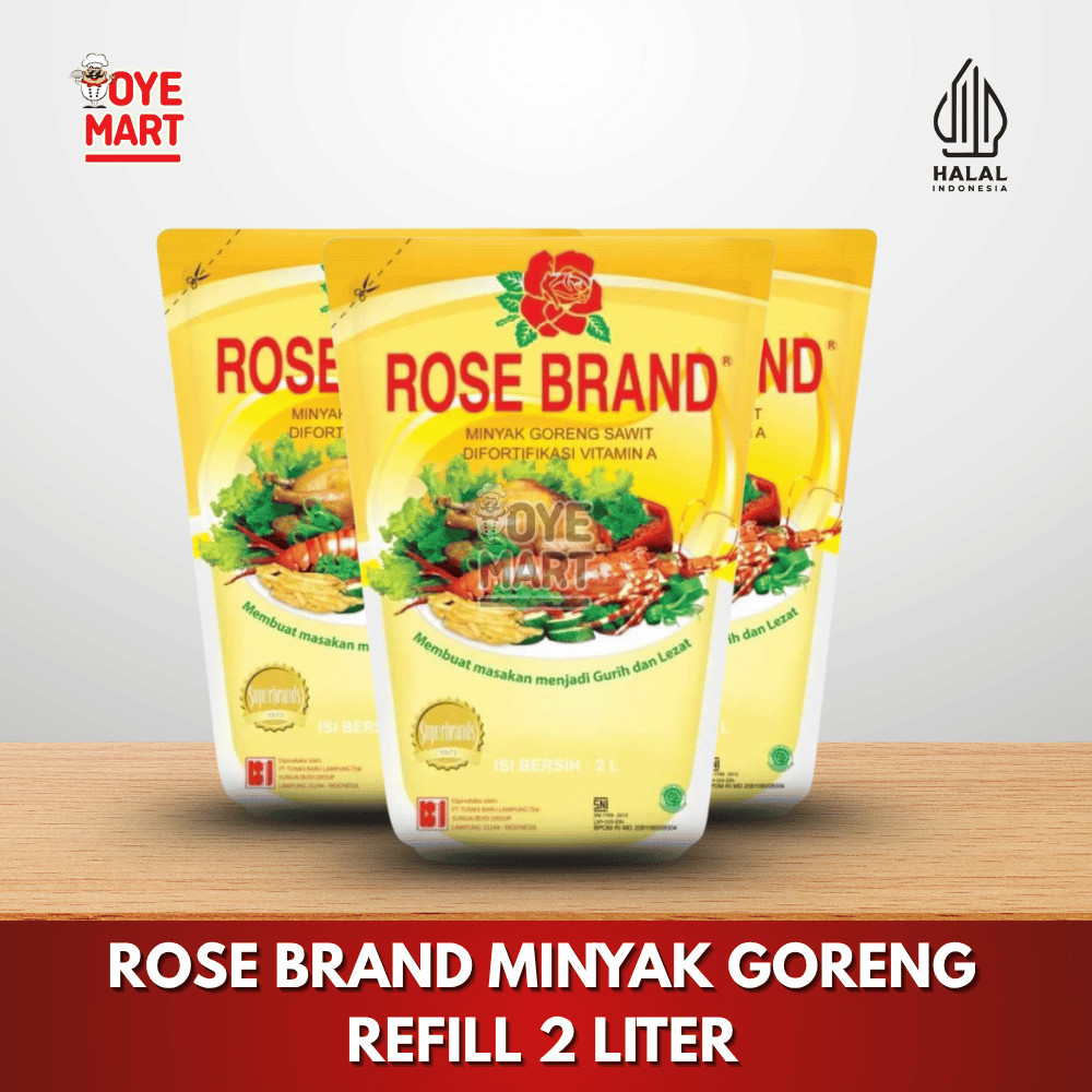 

ROSE BRAND MINYAK GORENG REFILL 2 LITER