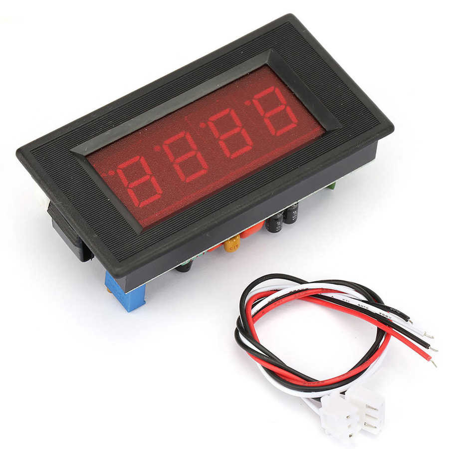 5135A Dc300V/Dc400V/Dc500V Mini Dc Voltmeter High Accuracy Digital Panel Meter Red Lcd Display