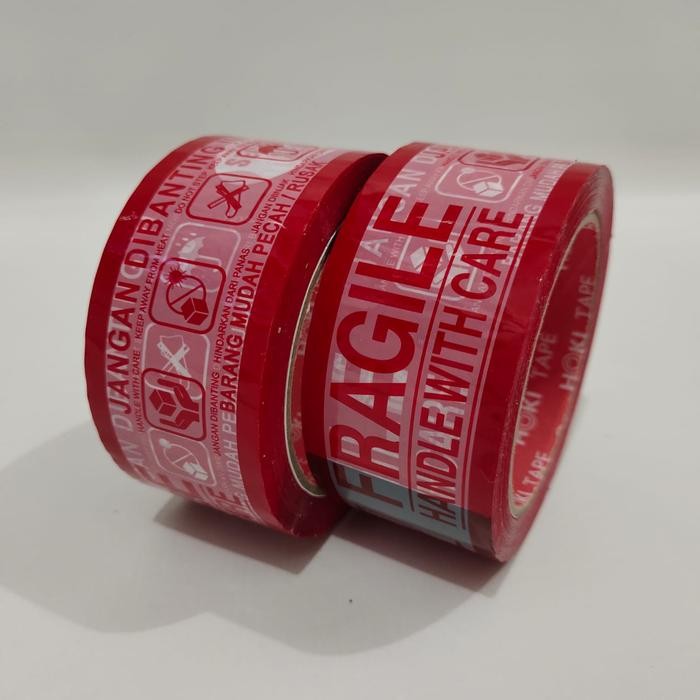 

Neosign - 1Dus=72Roll Fragile Merah 48Mm X100Yard Hoki Tape